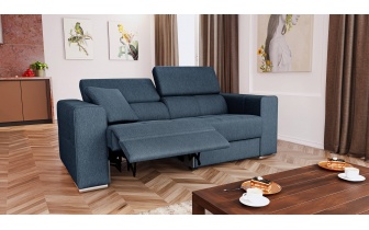 3-Sitzer Relaxsofa mit elektrischen Relaxfunktion auf der linken Seite QUARTZ