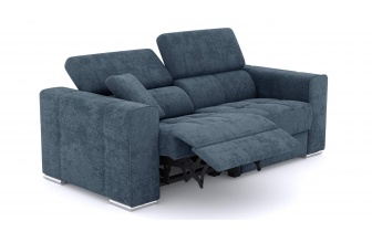 3-Sitzer Relaxsofa mit elektrischen Relaxfunktion auf der linken Seite QUARTZ
