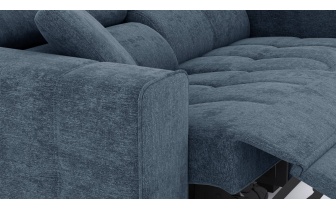 3-Sitzer Relaxsofa mit elektrischen Relaxfunktion auf der linken Seite QUARTZ