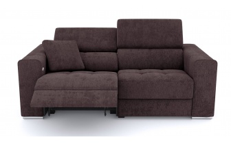 3-Sitzer Relaxsofa mit elektrischen Relaxfunktion auf der linken Seite QUARTZ