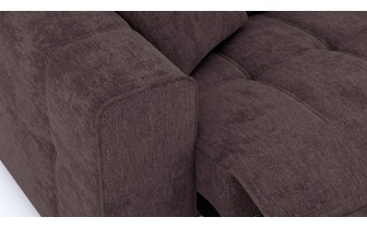 3-Sitzer Relaxsofa mit elektrischen Relaxfunktion auf der linken Seite QUARTZ