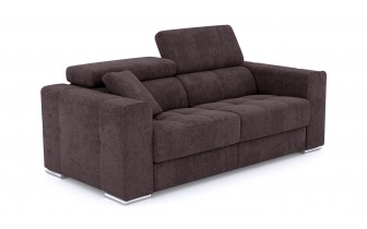 3-Sitzer Relaxsofa mit elektrischen Relaxfunktion auf der linken Seite QUARTZ