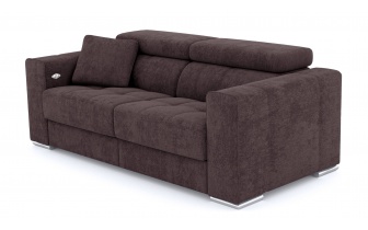 3-Sitzer Relaxsofa mit elektrischen Relaxfunktion auf der linken Seite QUARTZ
