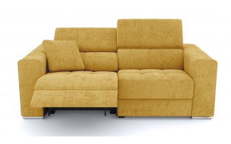 3-Sitzer Relaxsofa mit elektrischen Relaxfunktion auf der linken Seite QUARTZ