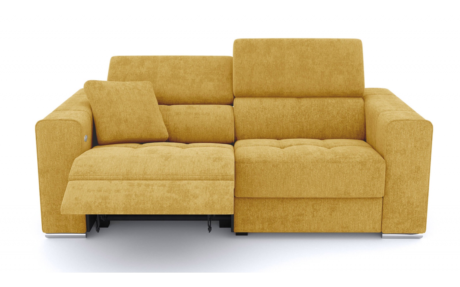 3-Sitzer Relaxsofa mit elektrischen Relaxfunktion auf der linken Seite QUARTZ