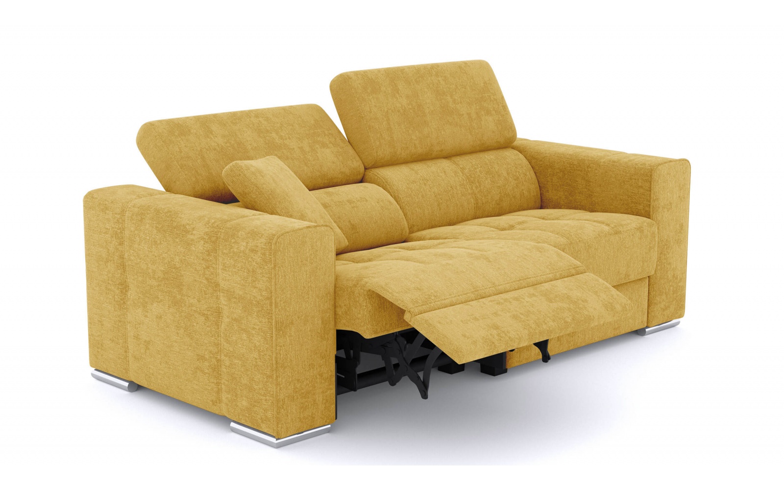 3-Sitzer Relaxsofa mit elektrischen Relaxfunktion auf der linken Seite QUARTZ
