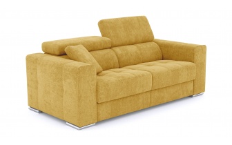 3-Sitzer Relaxsofa mit elektrischen Relaxfunktion auf der linken Seite QUARTZ