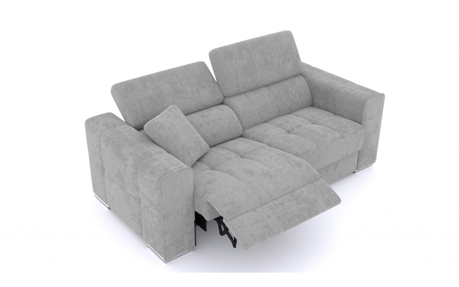 3-Sitzer Relaxsofa mit elektrischen Relaxfunktion auf der linken Seite QUARTZ