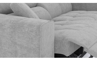 3-Sitzer Relaxsofa mit elektrischen Relaxfunktion auf der linken Seite QUARTZ