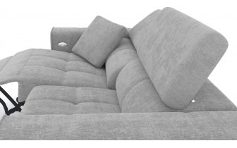 3-Sitzer Relaxsofa mit elektrischen Relaxfunktion auf der linken Seite QUARTZ