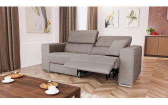 3-Sitzer Relaxsofa mit elektrischen Relaxfunktion auf der rechten Seite QUARTZ
