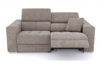 3-Sitzer Relaxsofa mit elektrischen Relaxfunktion auf der rechten Seite QUARTZ