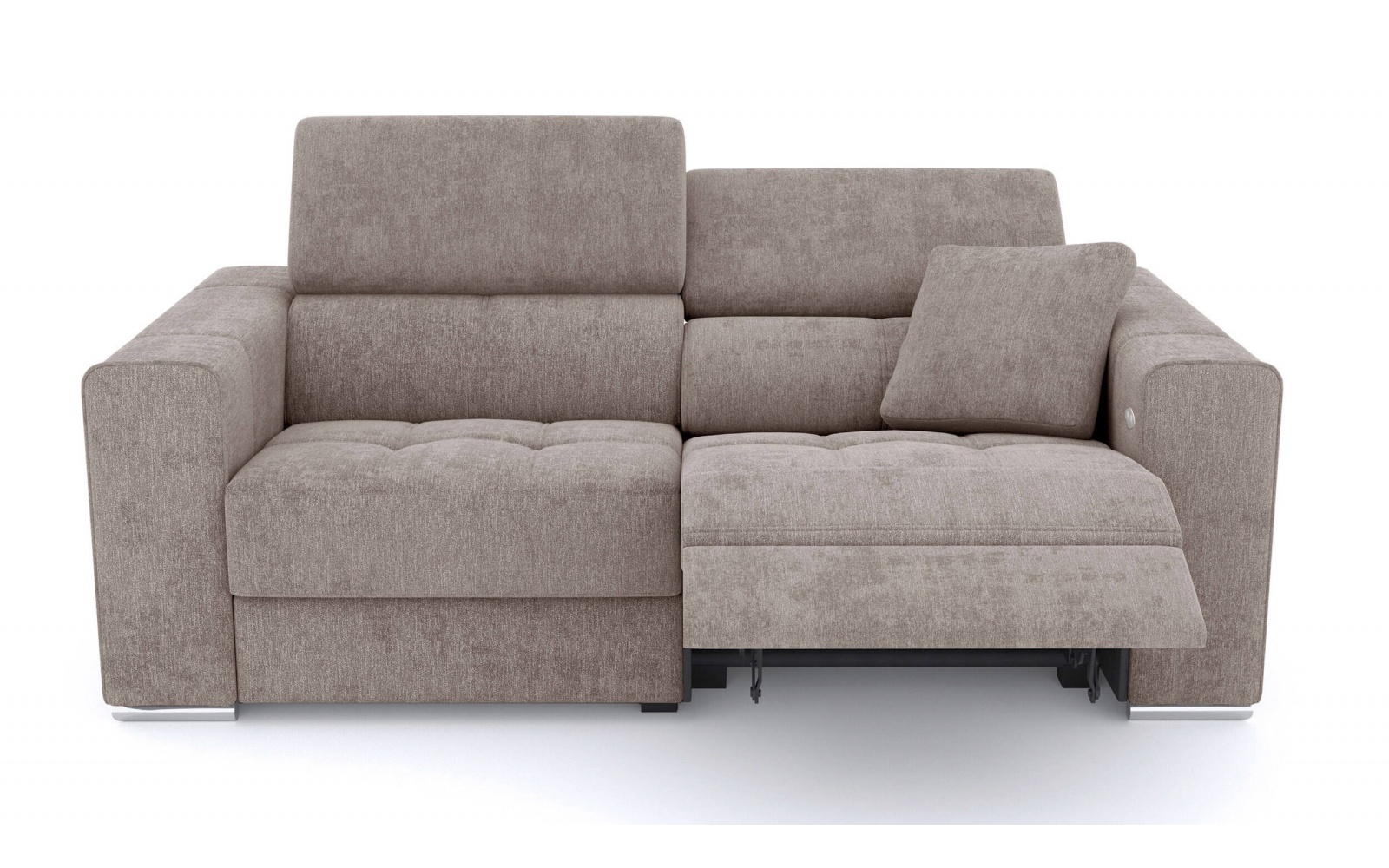3-Sitzer Relaxsofa mit elektrischen Relaxfunktion auf der rechten Seite QUARTZ