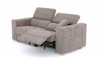 3-Sitzer Relaxsofa mit elektrischen Relaxfunktion auf der rechten Seite QUARTZ
