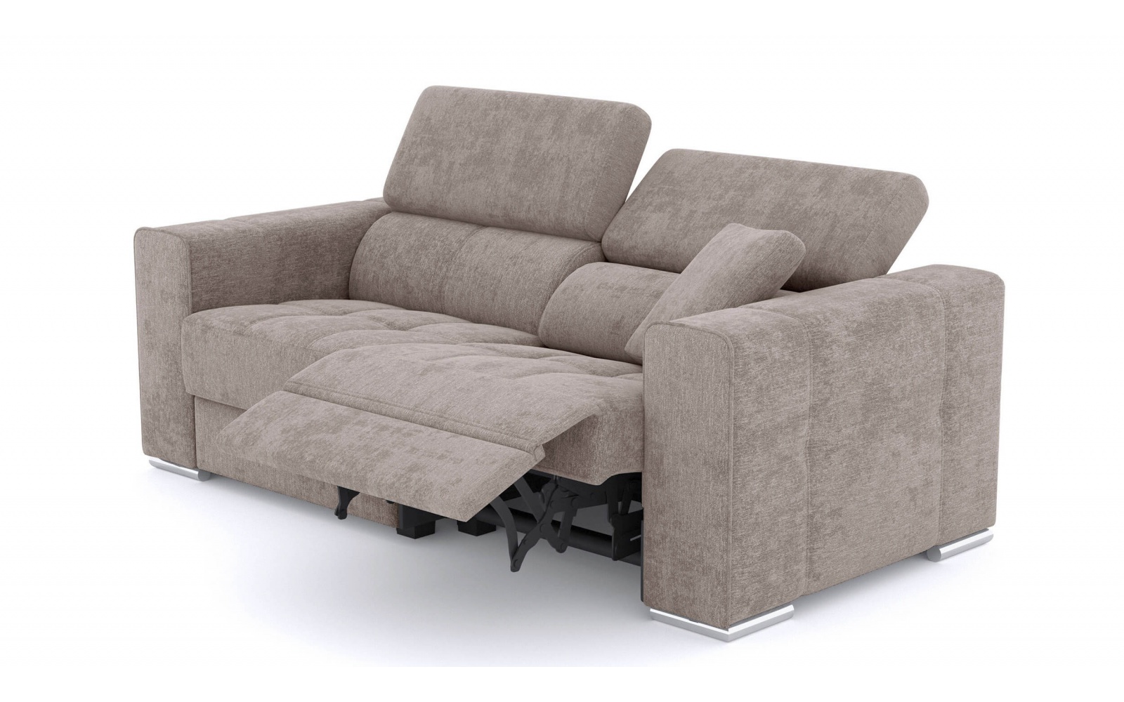 3-Sitzer Relaxsofa mit elektrischen Relaxfunktion auf der rechten Seite QUARTZ