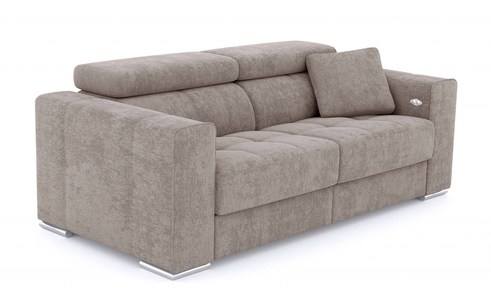 3-Sitzer Relaxsofa mit elektrischen Relaxfunktion auf der rechten Seite QUARTZ