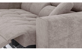 3-Sitzer Relaxsofa mit elektrischen Relaxfunktion auf der rechten Seite QUARTZ
