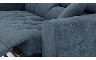 3-Sitzer Relaxsofa mit elektrischen Relaxfunktion auf der rechten Seite QUARTZ