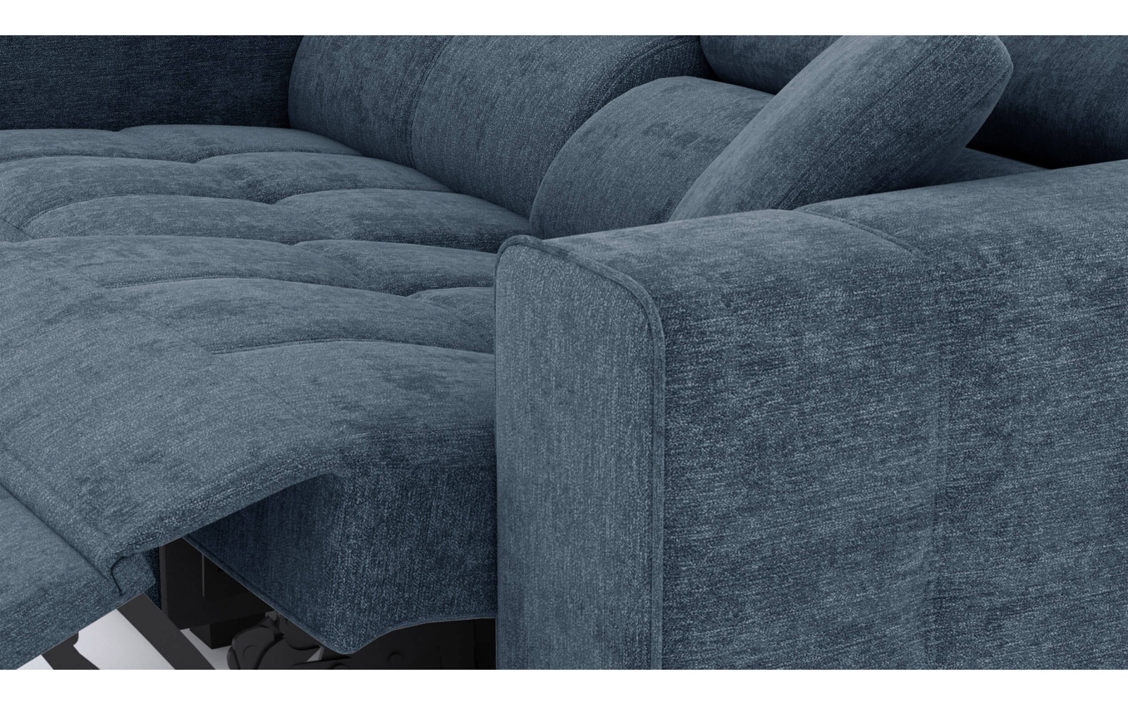 3-Sitzer Relaxsofa mit elektrischen Relaxfunktion auf der rechten Seite QUARTZ