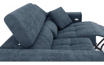 3-Sitzer Relaxsofa mit elektrischen Relaxfunktion auf der rechten Seite QUARTZ