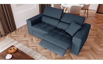 3-Sitzer Relaxsofa mit elektrischen Relaxfunktion auf der rechten Seite QUARTZ