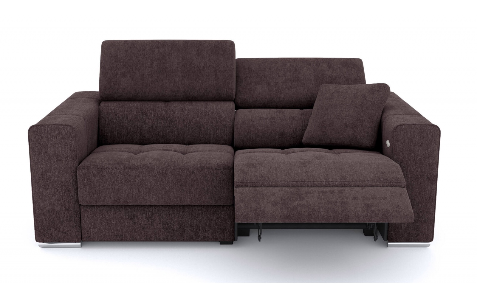 3-Sitzer Relaxsofa mit elektrischen Relaxfunktion auf der rechten Seite QUARTZ