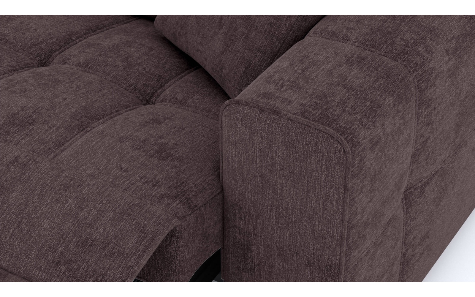 3-Sitzer Relaxsofa mit elektrischen Relaxfunktion auf der rechten Seite QUARTZ