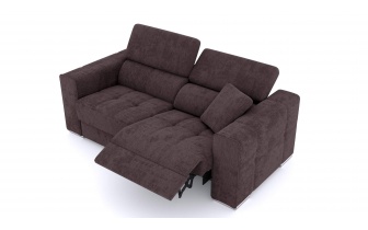 3-Sitzer Relaxsofa mit elektrischen Relaxfunktion auf der rechten Seite QUARTZ