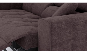 3-Sitzer Relaxsofa mit elektrischen Relaxfunktion auf der rechten Seite QUARTZ