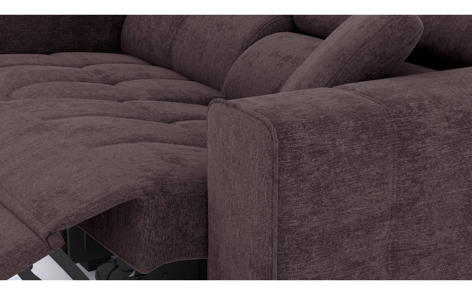 3-Sitzer Relaxsofa mit elektrischen Relaxfunktion auf der rechten Seite QUARTZ