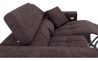 3-Sitzer Relaxsofa mit elektrischen Relaxfunktion auf der rechten Seite QUARTZ