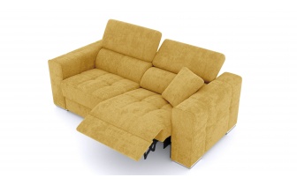 3-Sitzer Relaxsofa mit elektrischen Relaxfunktion auf der rechten Seite QUARTZ