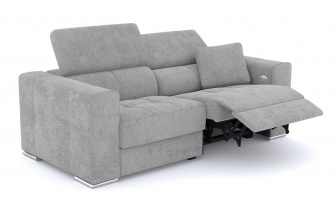 3-Sitzer Relaxsofa mit elektrischen Relaxfunktion auf der rechten Seite QUARTZ