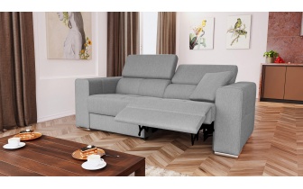 3-Sitzer Relaxsofa mit elektrischen Relaxfunktion auf der rechten Seite QUARTZ