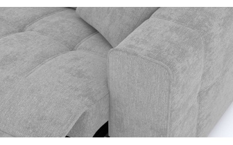 3-Sitzer Relaxsofa mit elektrischen Relaxfunktion auf der rechten Seite QUARTZ