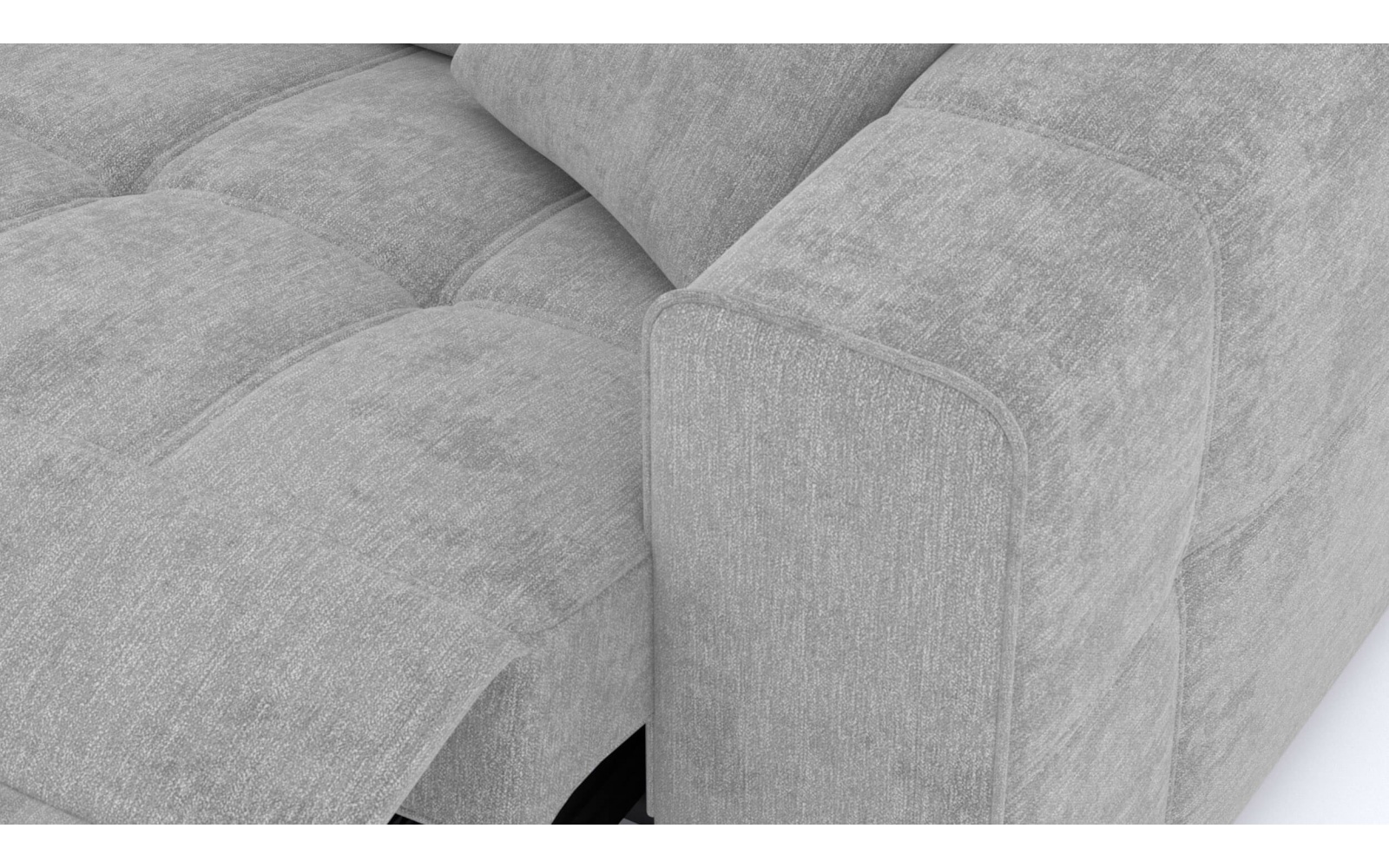 3-Sitzer Relaxsofa mit elektrischen Relaxfunktion auf der rechten Seite QUARTZ