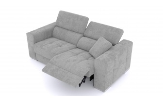 3-Sitzer Relaxsofa mit elektrischen Relaxfunktion auf der rechten Seite QUARTZ