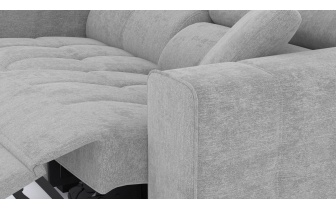 3-Sitzer Relaxsofa mit elektrischen Relaxfunktion auf der rechten Seite QUARTZ