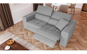 3-Sitzer Relaxsofa mit elektrischen Relaxfunktion auf der rechten Seite QUARTZ