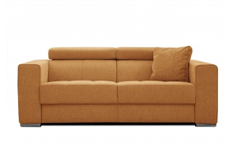 3-Sitzer-Sofa mit manuell verstellbaren Kopfstützen QUARTZ