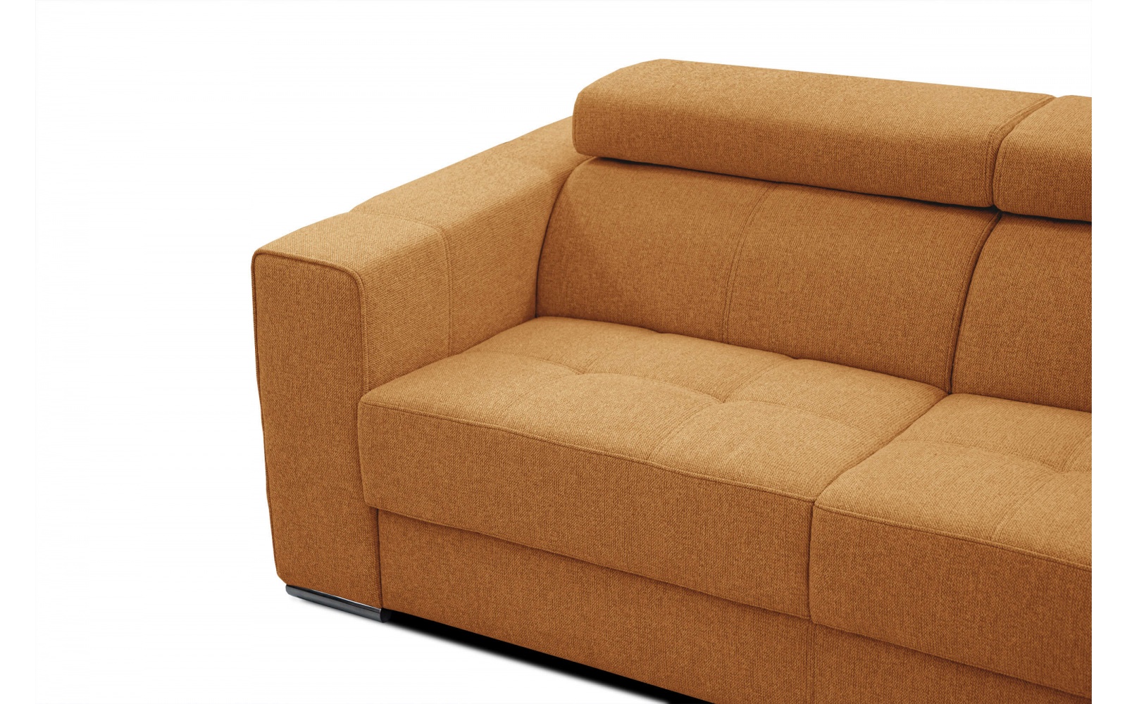 3-Sitzer-Sofa mit manuell verstellbaren Kopfstützen QUARTZ