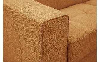 3-Sitzer-Sofa mit manuell verstellbaren Kopfstützen QUARTZ