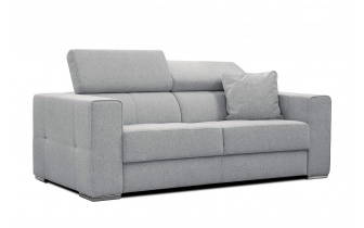 3-Sitzer-Sofa mit manuell verstellbaren Kopfstützen QUARTZ