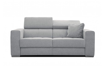3-Sitzer-Sofa mit manuell verstellbaren Kopfstützen QUARTZ