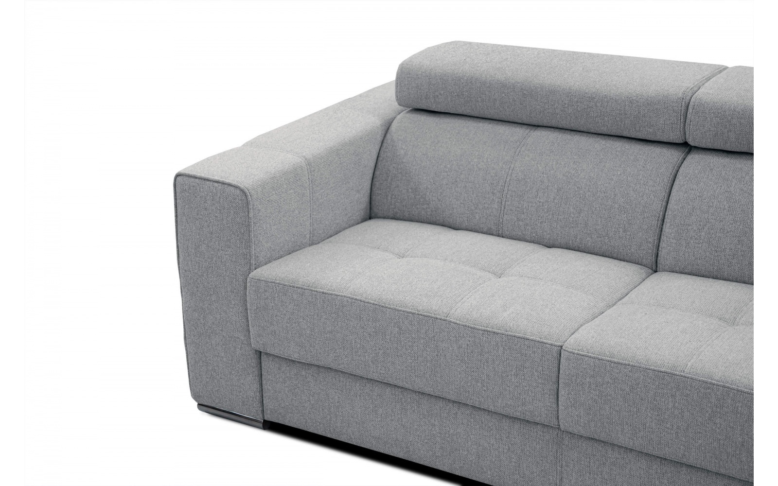 3-Sitzer-Sofa mit manuell verstellbaren Kopfstützen QUARTZ