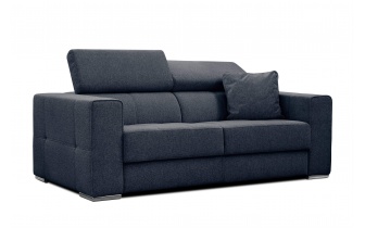 3-Sitzer-Sofa mit manuell verstellbaren Kopfstützen QUARTZ