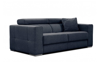 3-Sitzer-Sofa mit manuell verstellbaren Kopfstützen QUARTZ
