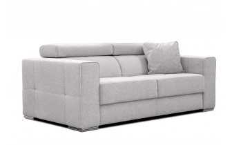 3-Sitzer-Sofa mit manuell verstellbaren Kopfstützen QUARTZ
