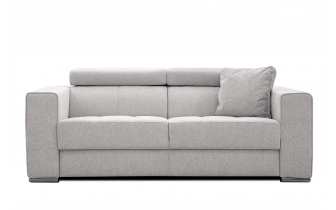 3-Sitzer-Sofa mit manuell verstellbaren Kopfstützen QUARTZ