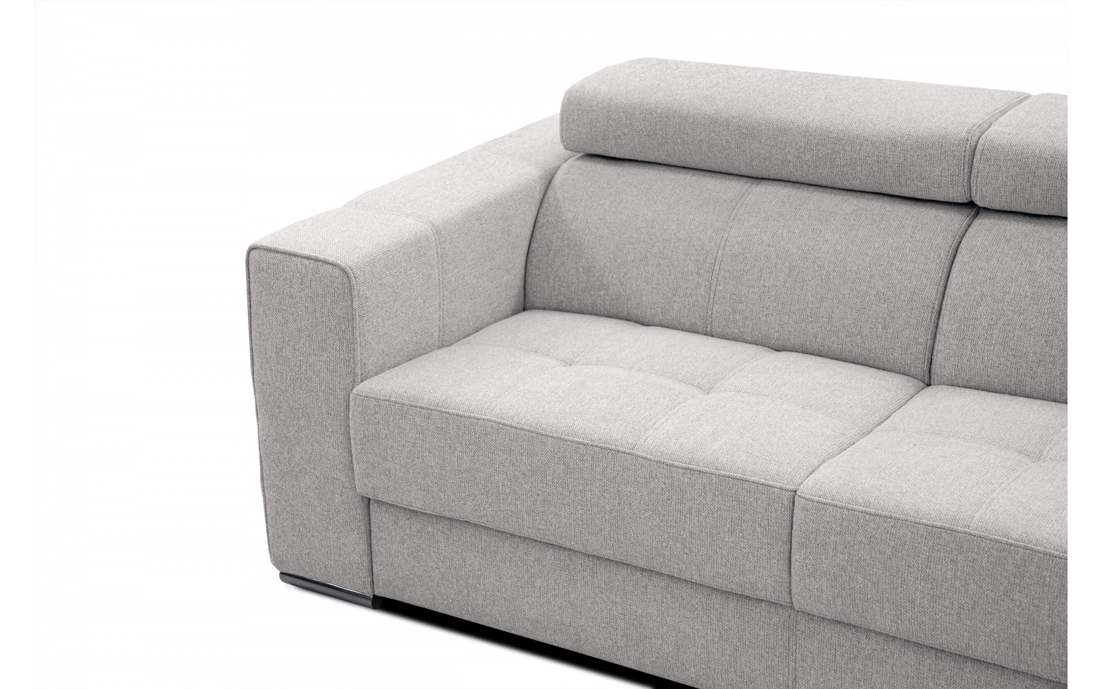 3-Sitzer-Sofa mit manuell verstellbaren Kopfstützen QUARTZ